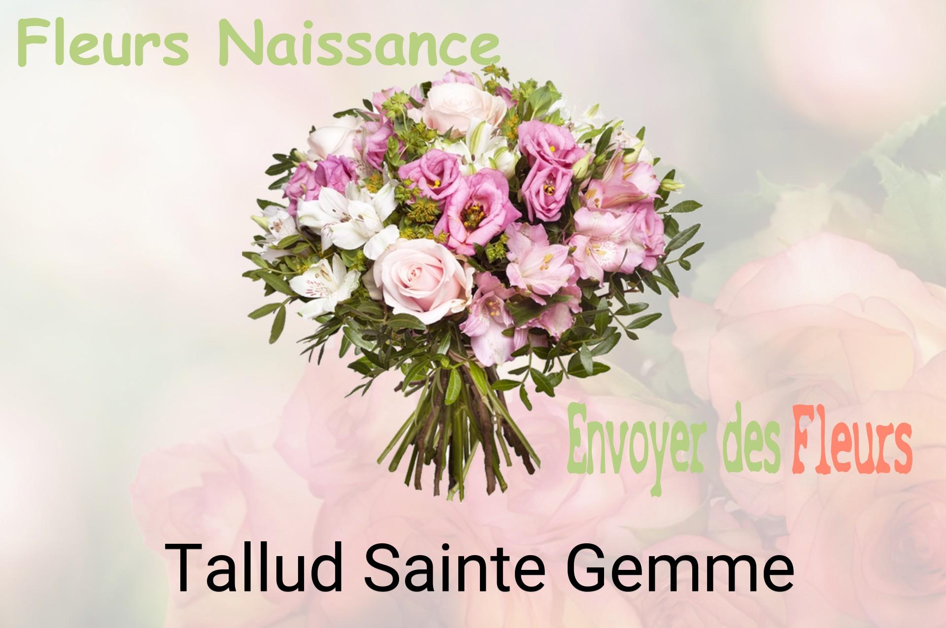 Bouquet de fleurs de naissance livré à Tallud-Sainte-Gemme