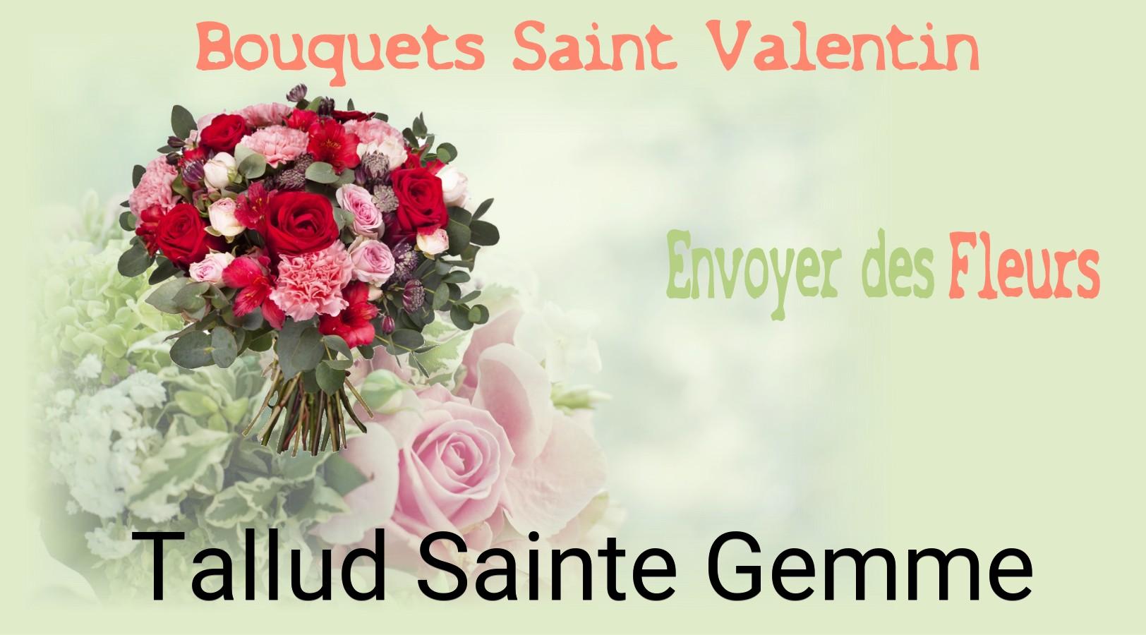 Roses de Saint-Valentin livrées à Tallud-Sainte-Gemme